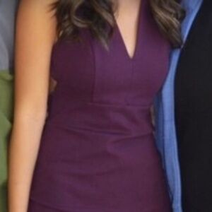 Plum Homecoming Dress
